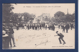 CPA Jeux De Boules Pétanque Circulé Vienne - Petanca