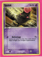 Carte Pokemon 2005 Ex Emeraude 65/106 Spoink 50pv Bon Etat - Ex