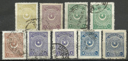 Turkey; 1924 3rd Star&Crescent Issue Stamps - Gebraucht