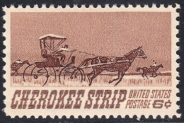 !a! USA Sc# 1360 MNH SINGLE (a2) - Cherokee Strip - Ungebraucht