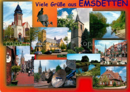 73233939 Emsdetten Kirche Schloss Stadtansichten Emsdetten - Emsdetten