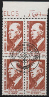 Brazil 1964 First Day Cancel On Block Of 4 - Neufs