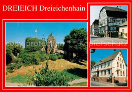 73233908 Dreieich Burgruine Dreieichenhain Fachwerkhaus Rathaus Dreieich - Dreieich