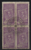 Brazil 1943 First Day Cancel On Block Of 4 - Neufs