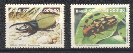 Brazil 1993-World Environment Day-Beetles Set (2v) - Ungebraucht
