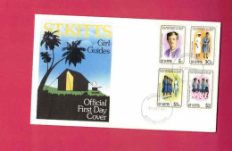 FDC De 1981 De ST Kitts - Girl Guides - Covers & Documents