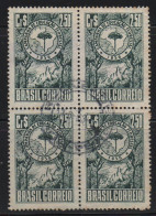 Brazil 1956 Cancel On Block Of 4 - Neufs