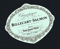 Etiquette Champagne  Brut Millesime1990 Cuvée Nicolas François Billecart Billecart Salmon  Mareuil Sur   AŸ Marne 51 - Champagne