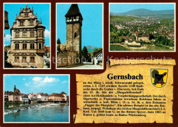 73233313 Gernsbach Altes Rathaus Storchenturm Schloss Eberstein Murg Gernsbach - Gernsbach