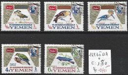 YEMEN ROYAUME 148A à 152A Oblitérés Côte 1.80 € (catalogue MICHEL ) - Yemen