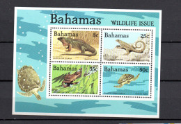 Bahamas 1984 Sheet Reptiles/lizzards (michel Block 43) Nice MNH - Bahama's (1973-...)