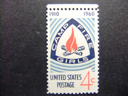 ESTADOS UNIDOS / ETATS-UNIS D'AMERIQUE 1960 / CAMP FIRE GIRLS YVERT 704 ** MNH - Unused Stamps