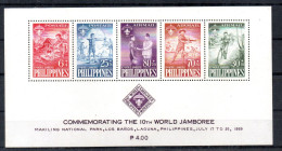 Philippinen 1959 Block 5 Pfadfinder/Jamboree Postfrisch - Filipinas