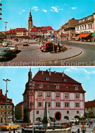 73232630 Bad Koenigshofen Marktplatz Schlundhaus Rathaus Vierroehrenbrunnen Bad  - Bad Königshofen