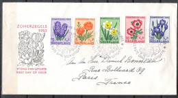 NEDERLAND FDC E 13 Met Adres > Parijs - FDC