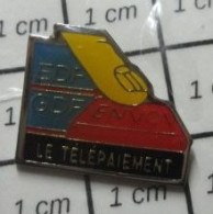 1616a  Pin's Pins / Beau Et Rare / EDF GDF / Le TELEPAIEMENT - EDF GDF