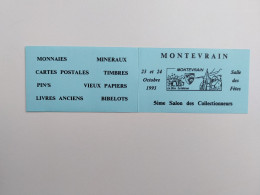Carnet Privé 1993 -  Montevrain 77 - Amicale Philatélique Exposition Départementale 10x0.10 + 10x0.20  Briat - Autres & Non Classés