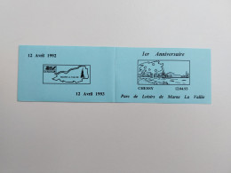 Carnet Privé 1993 Montevrain Et Chessy 77 Amicale Philatélique 10x0.10 + 10x0.20  Briat Parc De Loisirs Marne La Vallée - Autres & Non Classés