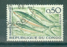 REPUBLIQUE DU CONGO - N°142 Oblitéré - Poissons Et Céphalopode Abyssaux.. - Usati