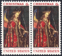 !a! USA Sc# 1363 MNH Horiz.PAIR - Angel Gabriel - Nuovi