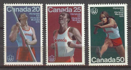 Canada 1975. JJ.OO. Montreal . Sc=664-66 (**) - Neufs