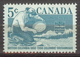 Canada 1958. Columbia Britanica . Sc=377 (**) - Ongebruikt