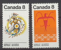 Canada 1972. Indios Canadienses . Sc=565-66 (**) - Ungebraucht