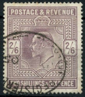 GRANDE BRETAGNE - YVERT 118 - 2/6 VIOLET - EDOUARD VII - OBLITERE - Used Stamps