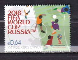 CYPRUS-2018-WORLD CUP RUSSIA-MNH - 2018 – Rusland