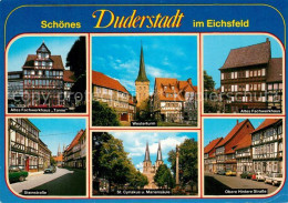 73231097 Duderstadt Altes Fachwerkhaus Tanne Westerturm Cyriakus Mariens?ule  Du - Duderstadt