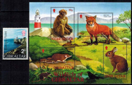 MPH-BK1-111-2 MDA MINT PF/MNH ¤ GIBRALTAR 1970 1x 2004 BLOCK ¤ VUURTORENS - SEALIFE - PHARES - LEUCHTURME - LIGHTHOUSE - Faros