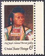 !a! USA Sc# 1364 MNH SINGLE W/ Right Margin -Chief Joseph - Unused Stamps