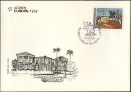 Europa CEPT 1982 Açores - Azores - Azoren - Portugal FDC2 Y&T N°342 - Michel N°353 - 33,50e EUROPA - 1982