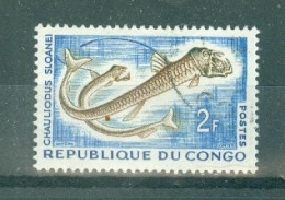 REPUBLIQUE DU CONGO - N°144 Oblitéré - Poissons Et Céphalopode Abyssaux.. - Afgestempeld