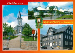 73230863 Masserberg Bergkirche Rathaus Prof. Volhard-Klinik Masserberg - Masserberg