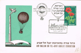 54326. Carta TEL AVIV - YAFO (Israel) 1959. GLOBUS, Ballon Post Exhibition - Storia Postale