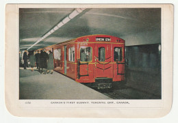 Canada's First Subway TORONTO  - Carte Lettre / Folkard Letter No 172 - Toronto