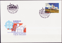 Europa CEPT 1983 Açores - Azores - Azoren - Portugal FDC Y&T N°345 - Michel N°356 - 37,50e EUROPA - 1983