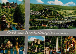 73230419 Westerburg Westerwald Panorama Eisenbahnbruecke Tier- Und Maerchenpark  - Westerburg