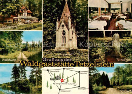 73230416 Koenigslutter Elm Waldgaststaette Tetzelstein Waldweg Landschaftspanora - Koenigslutter