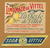 VITTEL  : SODA Et LIMONADE " LA PERLE DE VITTEL " - Limonades & Frisdranken