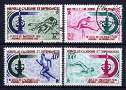 Nouvelle Calédonie  - 1966 -  Jeux Du Pacifique Sud  - N° 332 à 335 - Oblit - Used - Oblitérés