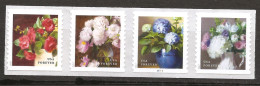 Etats-Unis D'Amérique USA 2017 N° 5060a/ 3a ** Fleurs, Jardin, Vase, Hortensia, Hydrangea, Pivoine, Forsythia, Camélia - Neufs