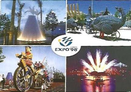 Portugal ** & Postal Stationery, Postage Paid, Expo 98, Animation, Multi, 1998 (3403) - Einweihungen