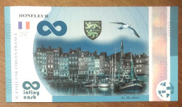 2024 BILLET INFINY CASH HONFLEUR PAS 0 EURO SOUVENIR 0 EURO SCHEIN BANKNOTE PAPER MONEY BILLETE - Essais Privés / Non-officiels