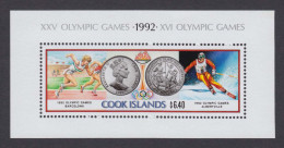 Cook Islands 1991 Olympic Games Sheet,Scott#1047,OG,MNH,VF - Cook