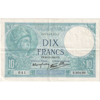 France, 10 Francs, Minerve, 1940, S.80188, TTB+, Fayette:7.21, KM:84 - 10 F 1916-1942 ''Minerve''