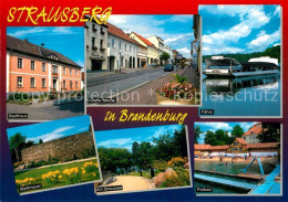 73229782 Strausberg Brandenburg Stadthaus Gro?e Stra?e F?hre Stadtmauer Freibad  - Strausberg