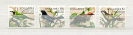 Singapur - Mi.Nr. 877 / 880 - "Einheimische Singvögel" " ** / MNH (Jahr 1998) - Singapour (1959-...)