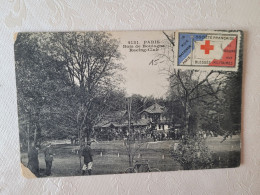 Paris Bois De Boulogne , Timbre Société Française De Blessés Militaires - Croce Rossa